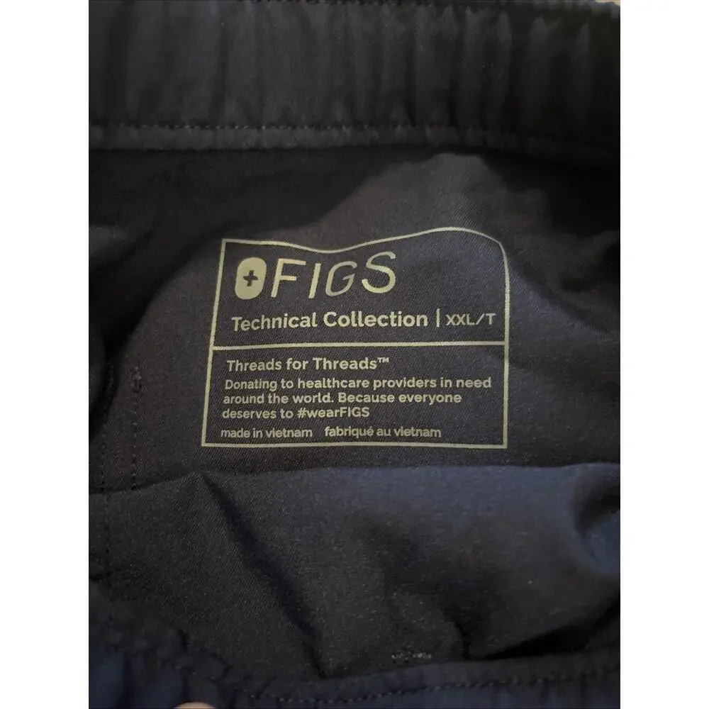 Figs Navy Technical Collection Men’s Scrubs Style TM3001 XXLT